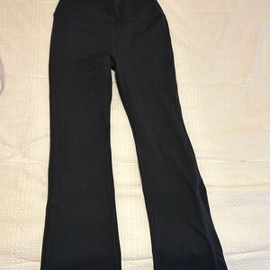 Yogalicious Lux size large split flare leg yoga pants